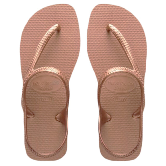 Sandalias de Mujer Havaianas Flash Urban Rosa - Dorado