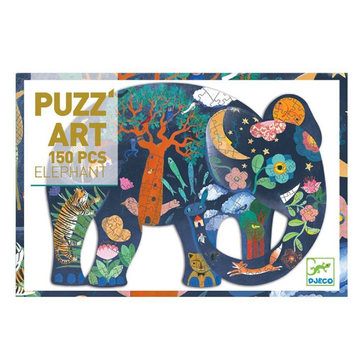 Puzz'art de elefante by Djeco 150 pzas 