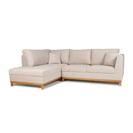 Rinconera Belfast - Tela Microfibra - Chaise izquierdo 2203 (Beige)