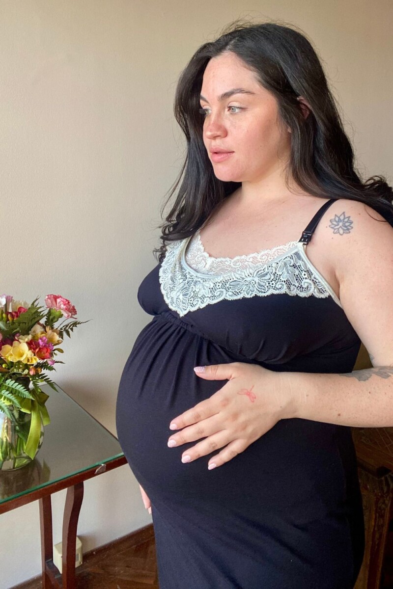 Camison Maternal Vale - Negro 