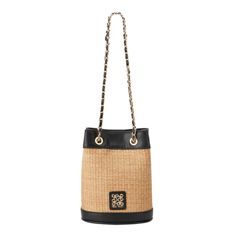Omyra Mini Novelty Crossbody Natural/black