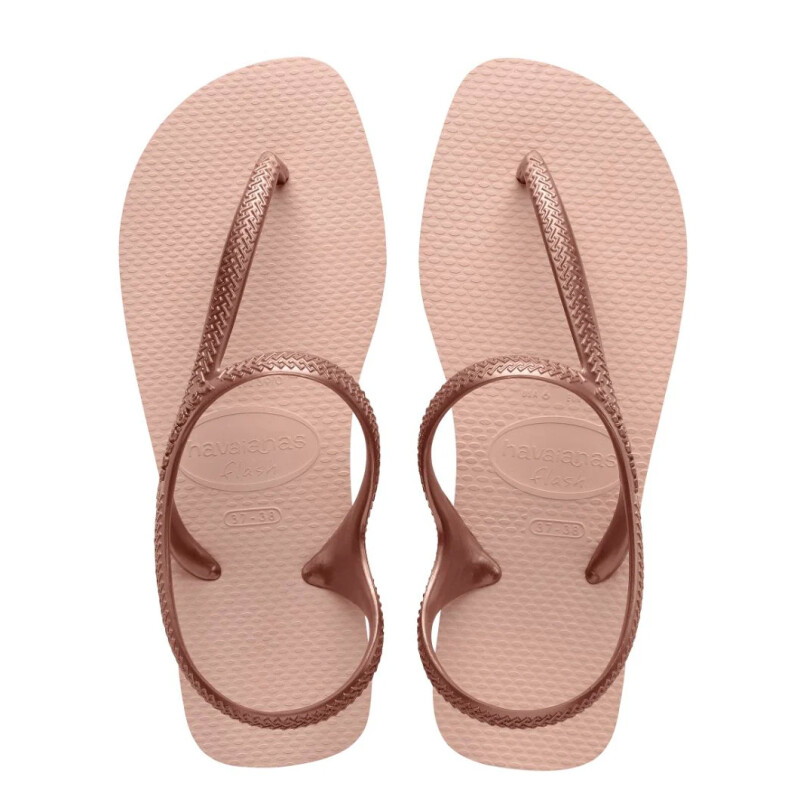 Sandalia de Mujer Havaianas Flash Urban Rosa Ballet - Dorado