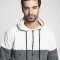 Campera felpa negro