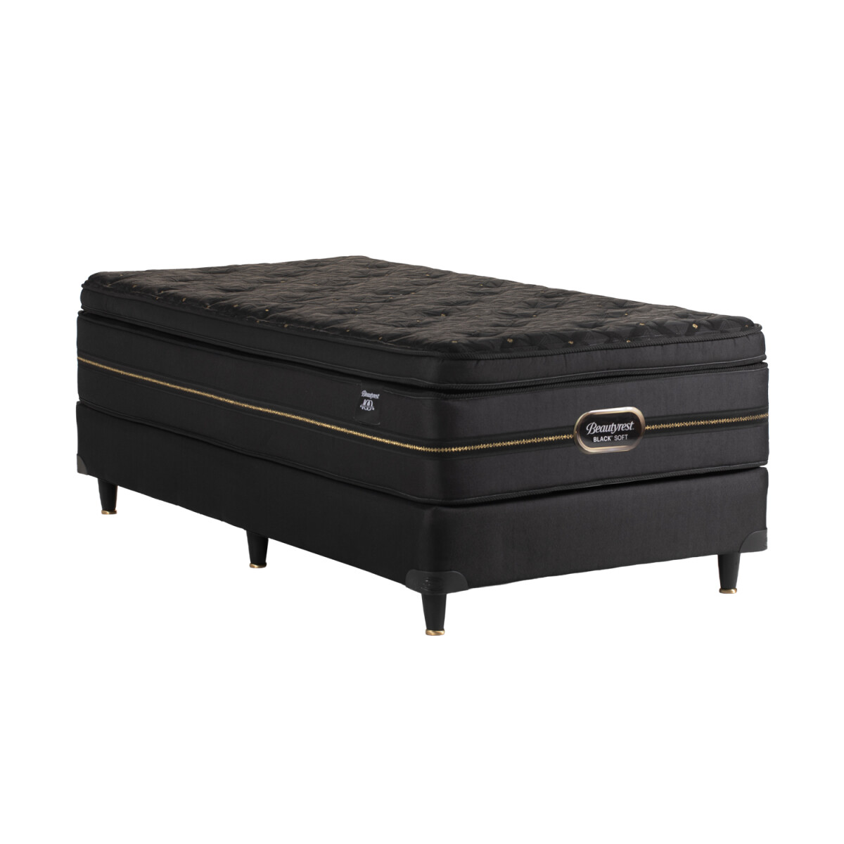 Sommier Simmons Beautyrest Black Soft - 1.00 x 2.00 1 Plaza Especial 