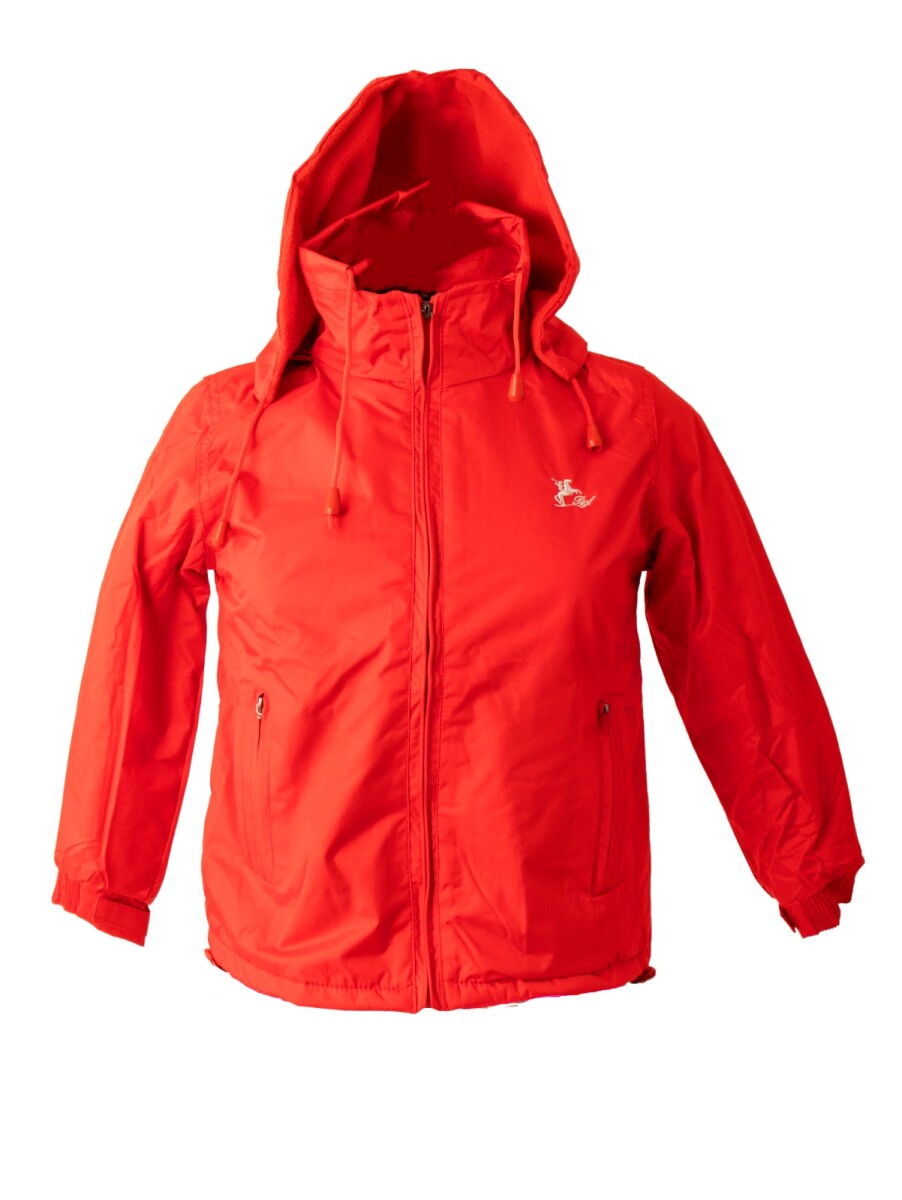 Campera Taslon de NIño - Roja 