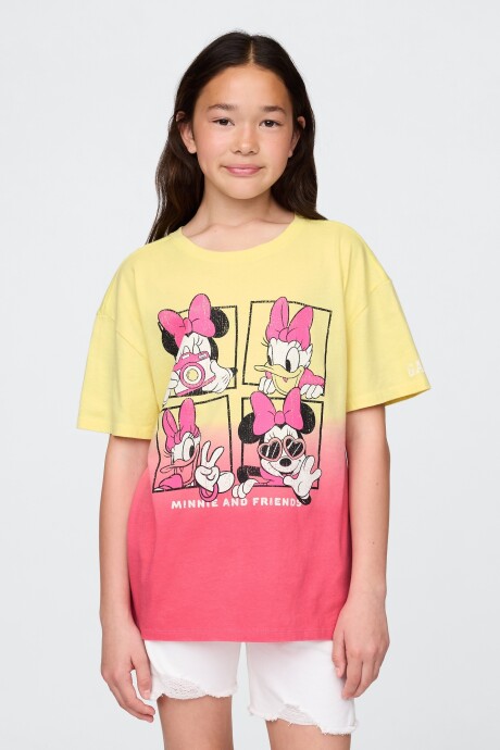 Remera Gráfica Niña Pink Ombre