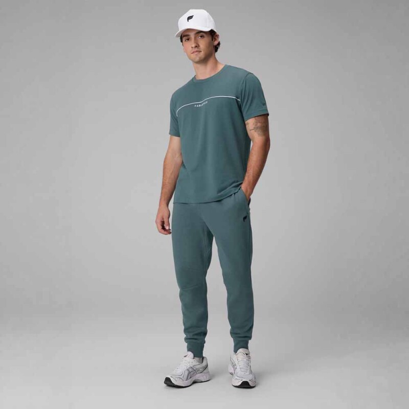 Short The 24-7 Tee Dna Stripe Hombre Storm Slate/classic White