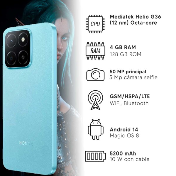 Honor X5b Plus 4g 4/256gb AZUL