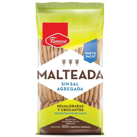 GALLETA FAMOSA MALTEADA S/SAL 300G GALLETA FAMOSA MALTEADA S/SAL 300G