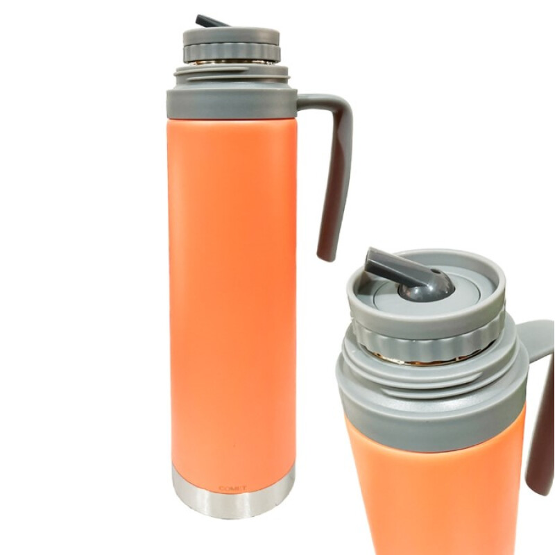 Termo Comet 750 ml Acero Inoxidable con Asa Fija y Pico Cebador Coral