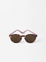 Gafas De Sol Redondas Carey rosa