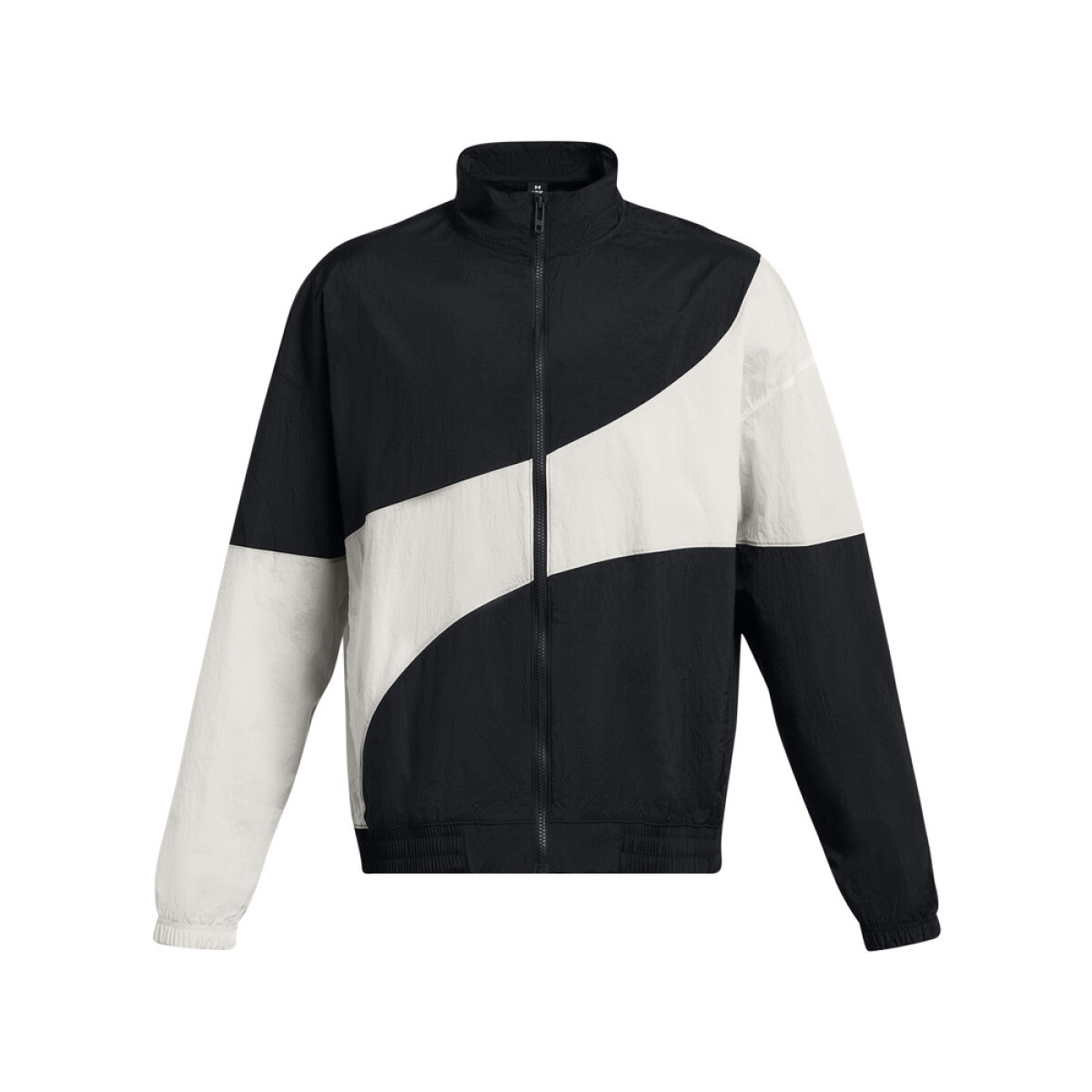 UA Legacy Crinkle Jacket-BRN - BLK-001 
