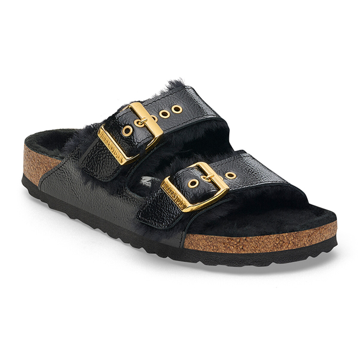Sandalia Arizona Shearling LELA - Estrecho - Black 