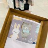 Sabanas minicuna colecho Little Ones grey friends