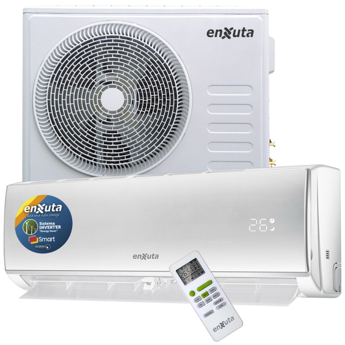 Aire Acondicionado Inverter Enxuta 18000 Btu - AIRE A. ENXUTA SMART 18000BTE INVERTER 