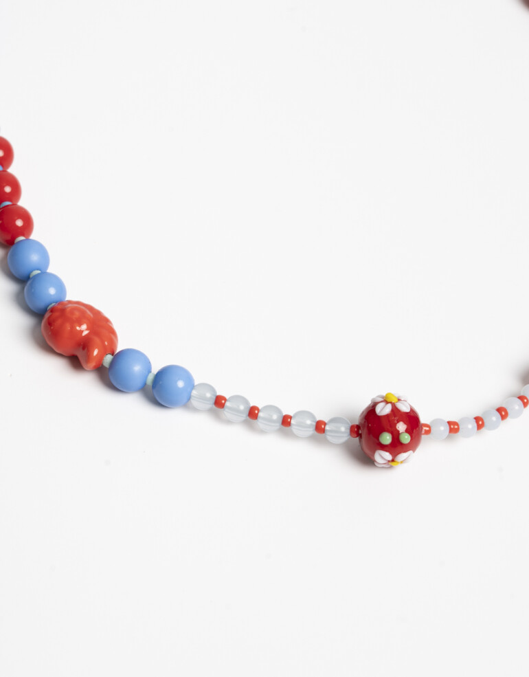 Collares Largos Canutillos Collar Largo Beads Color - Combinacion Multicolor