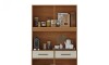 Kit mueble de cocina Pop Plus 4 puertas 2 cajones Cinamomo/Arena