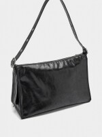Bolso De Mano De Efecto Envejecido negro