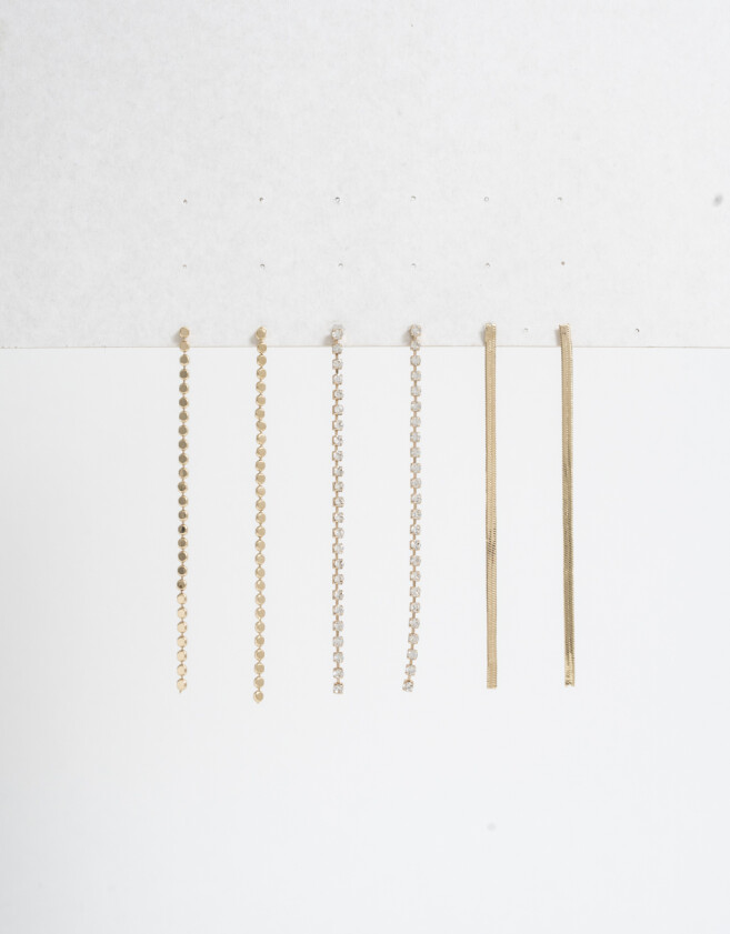 Aros Sets Con strass Set De Aros Con Strass - Dorado