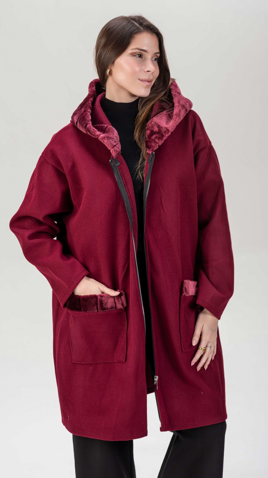 Chaqueta Marte Bordó