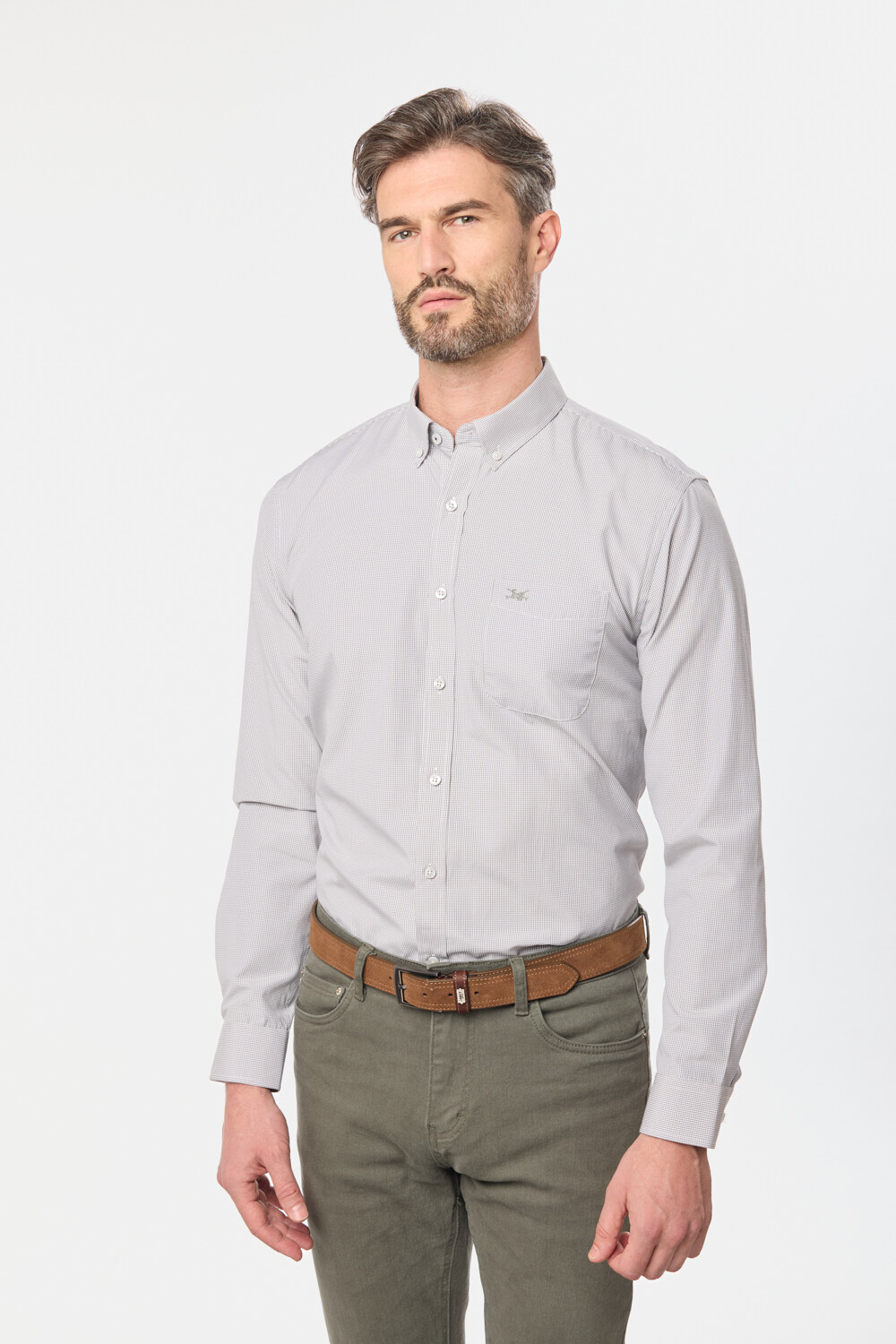 CAMISA RAYADA Verde