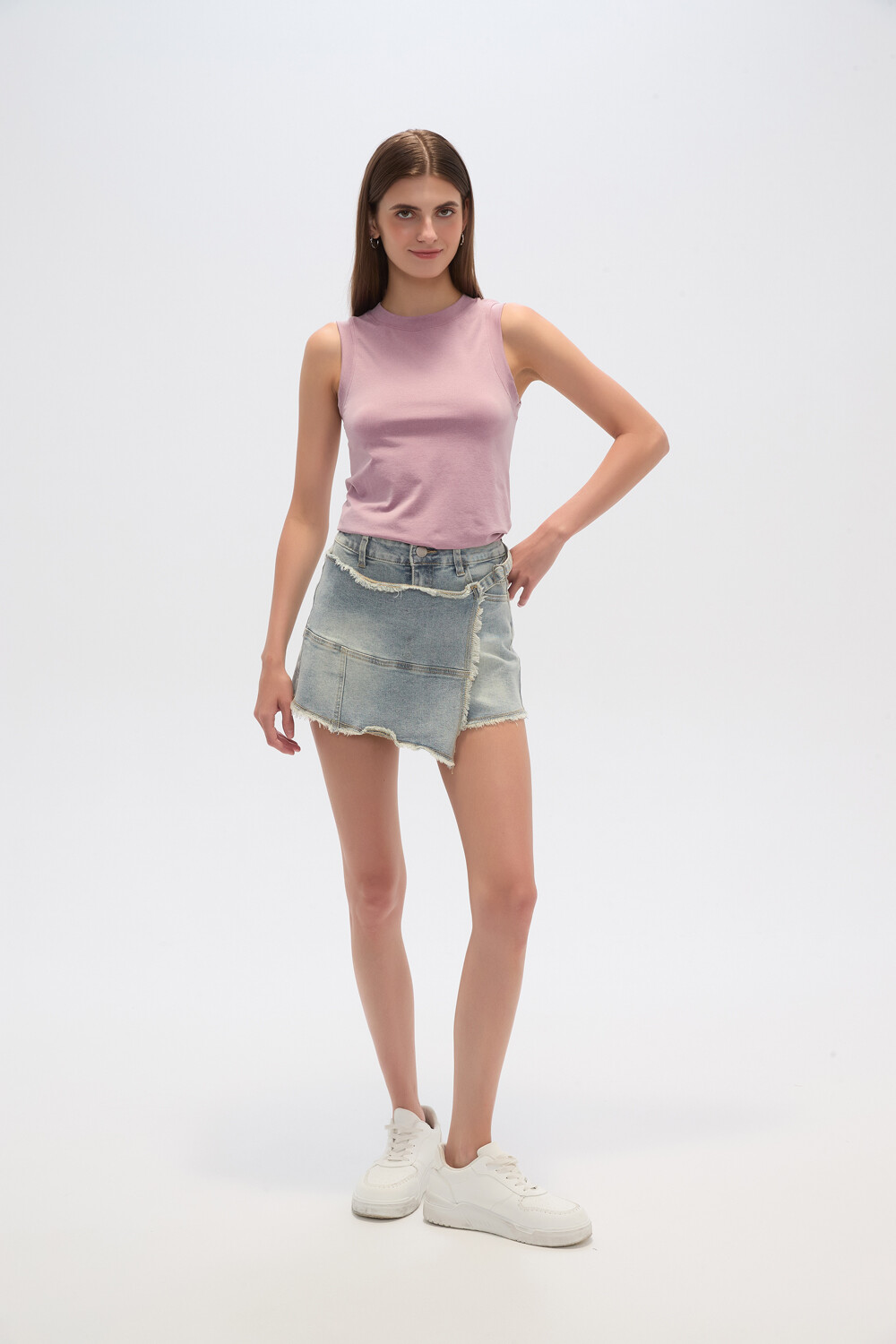 Short Grelo Celeste