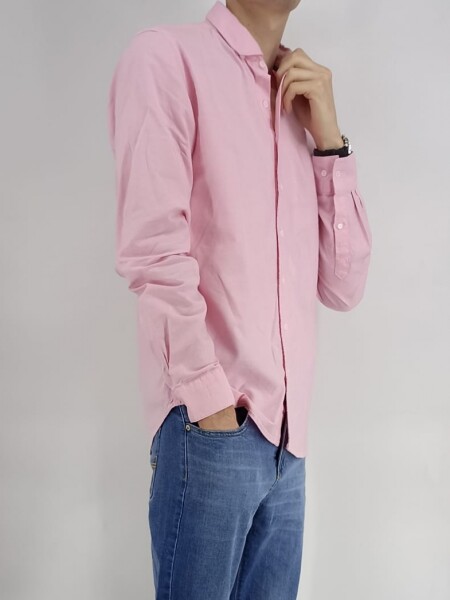 CAMISA HALOGEN BRINDISI ROSADO