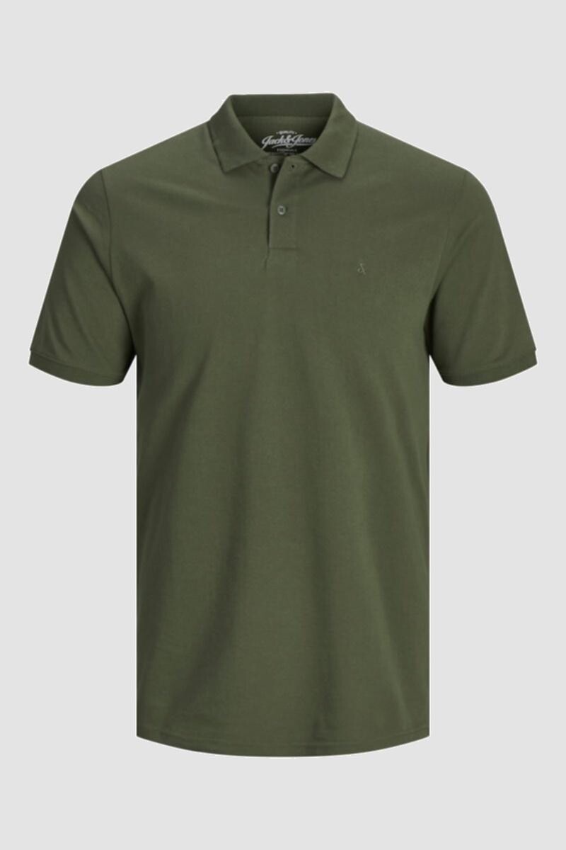 Polera Polo Basic Olive Night