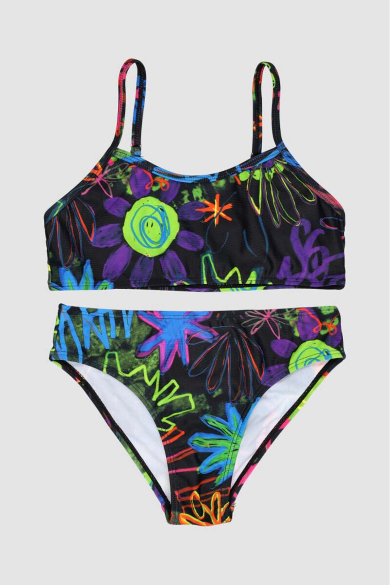 Bikini batik 6-18a - Negro 