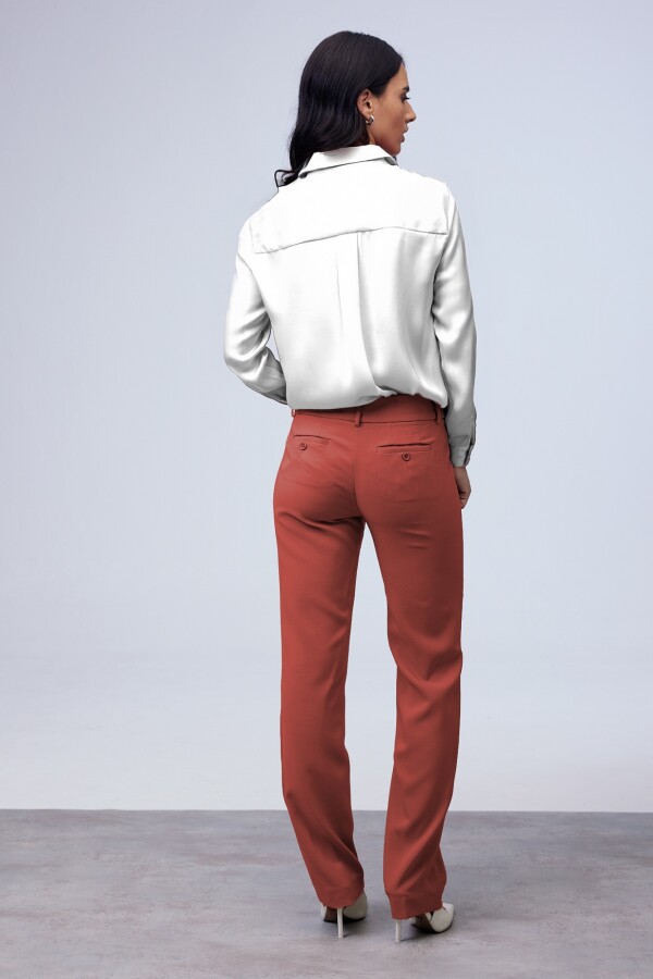 Pantalon De Vestir TERRACOTA