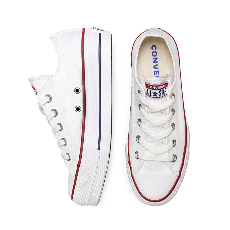 Championes Converse Chuck Taylor As Lift de Unisex - 166587C-557146C Blanco-rojo