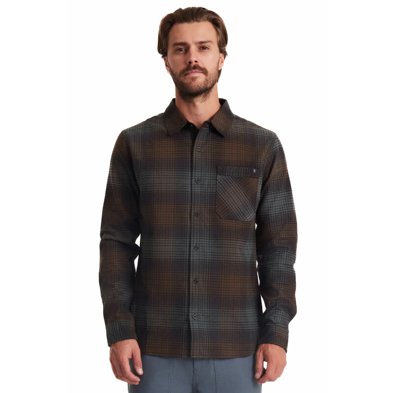 Camisa Roark Crossroads Flannel Camisa Roark Crossroads Flannel