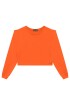 Buzo Cropped Naranja