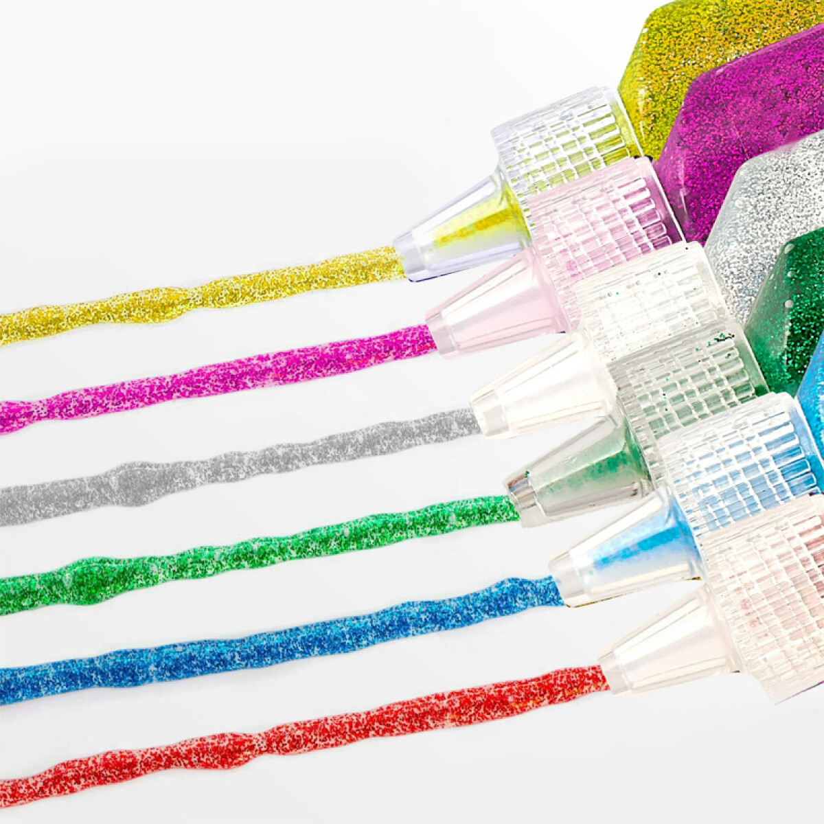 Pegamento con glitter 60ml - Pegamento Con Glitter 60ml 