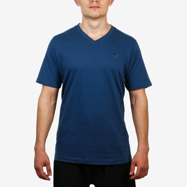 Austral Men's V Neck T-shirt - Navy Marino-azul