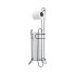 Porta Rollo Baño Soporte Papel Higienico De Pie Negro Mate PRP001 Porta Rollo Baño Soporte Papel Higienico De Pie Negro Mate PRP001