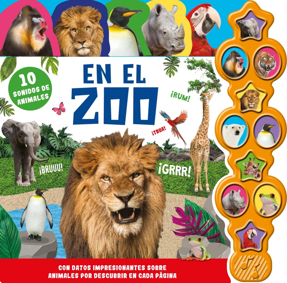 10 SONIDOS DE ANIMALES: EN EL ZOO 