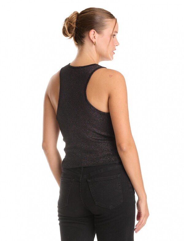 Top Lurex NEGRO