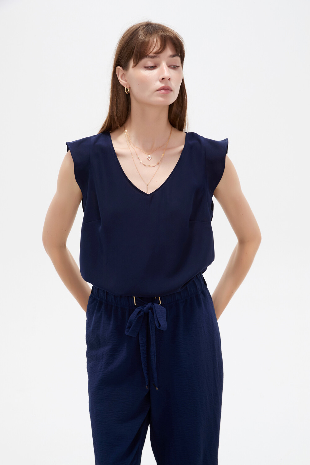 Blusa Area Azul Noche