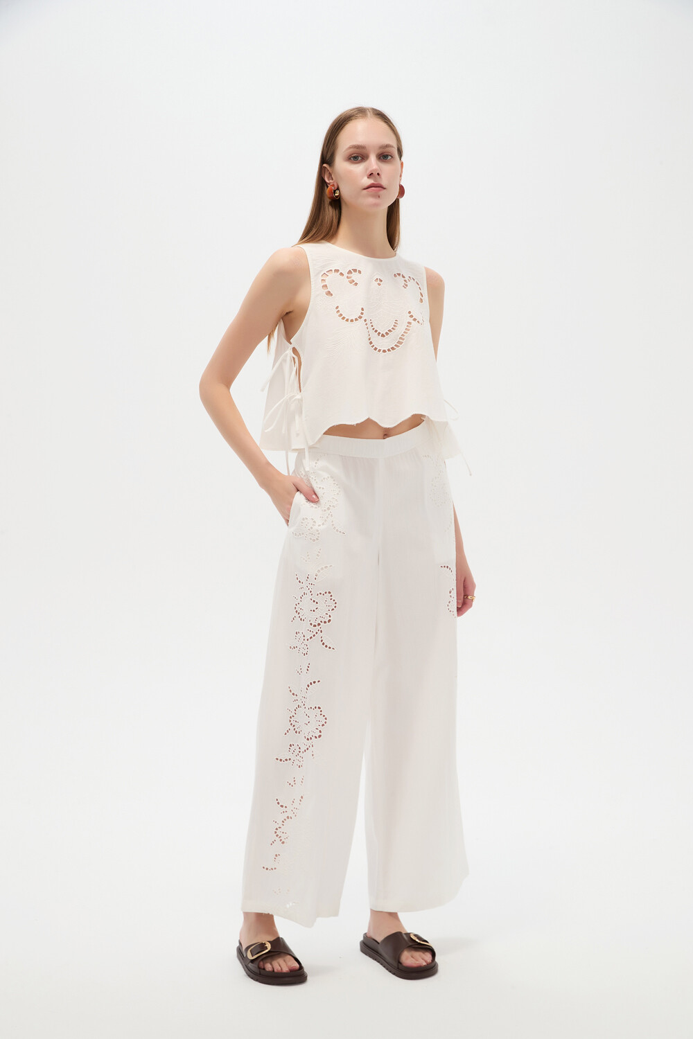 Pantalon Gumae Marfil / Off White