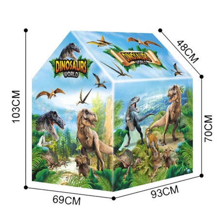 Carpa Casita Infantil Dino Pastelería 93x69x103cm Dino