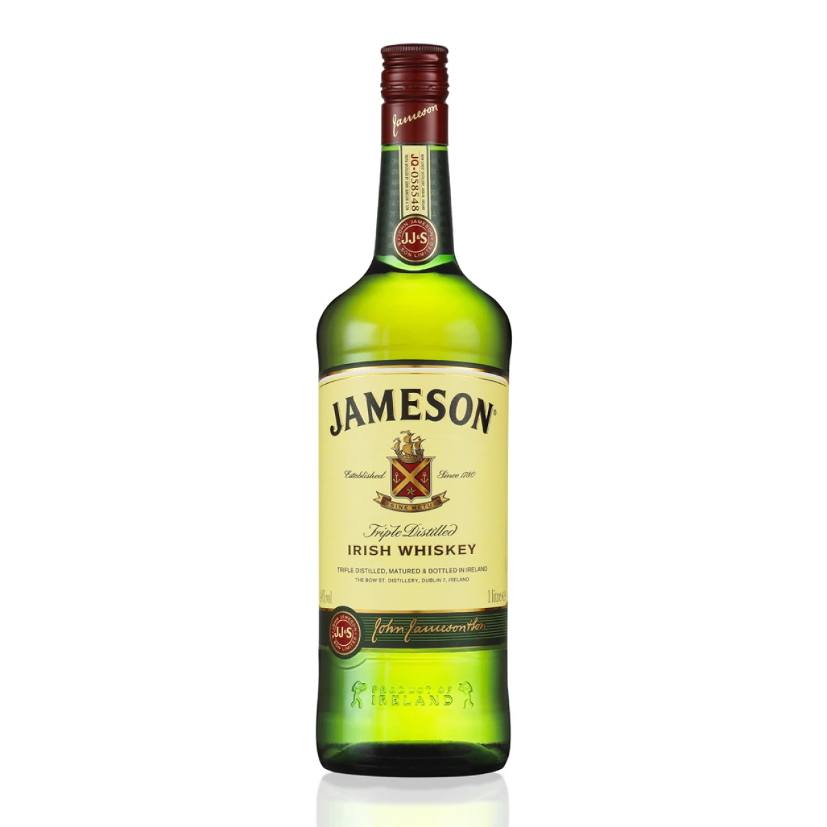 Whisky Irlandes Jameson 1L Triple Destilado 