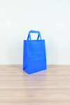 Bolsa lisa acuario 14x08x20 cm AZUL