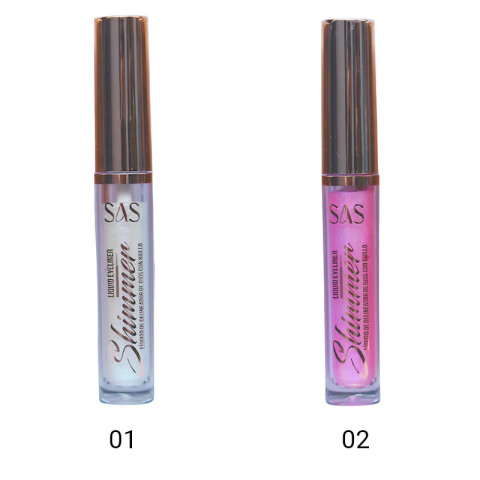 SAS Delineador líquido de ojos con brillo 6 colores Sas Delineador Líquido De Ojos Con Brillo 6 Colores