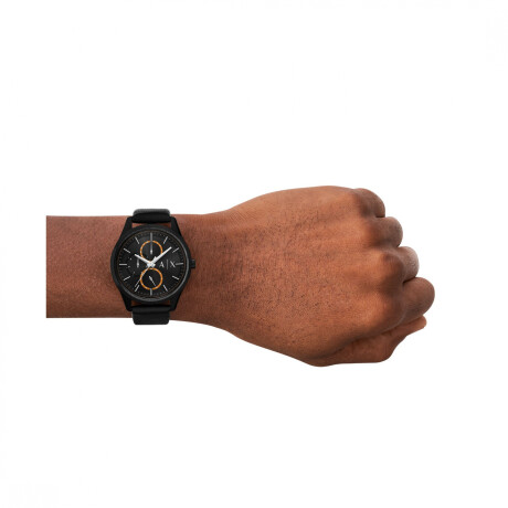 Reloj Armani Exchange Fashion Cuero Negro 0