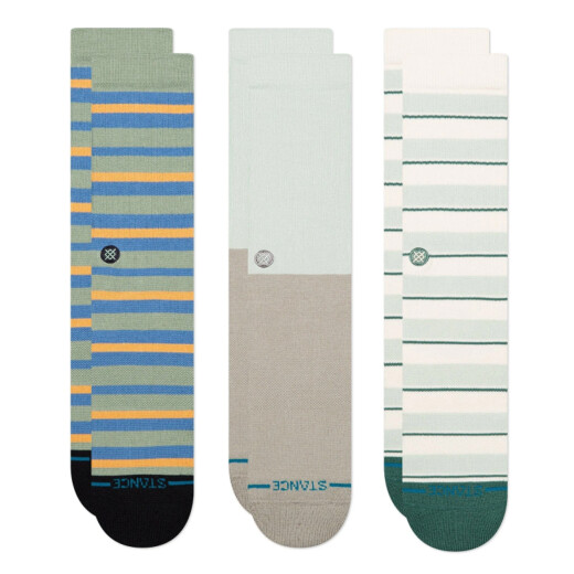 Medias Stance Prep Stripe 3 Pack Medias Stance Prep Stripe 3 Pack