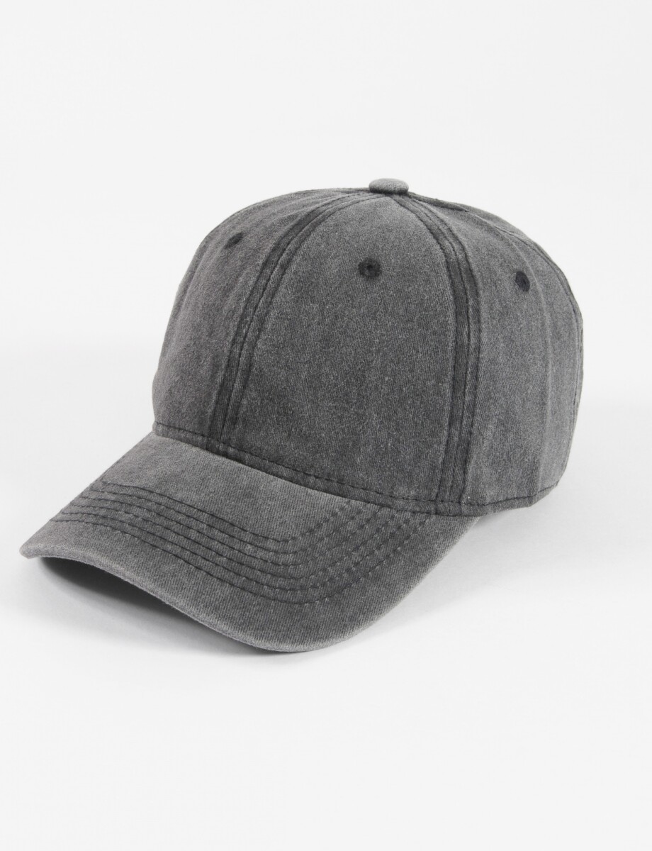 Cap washed - negro 
