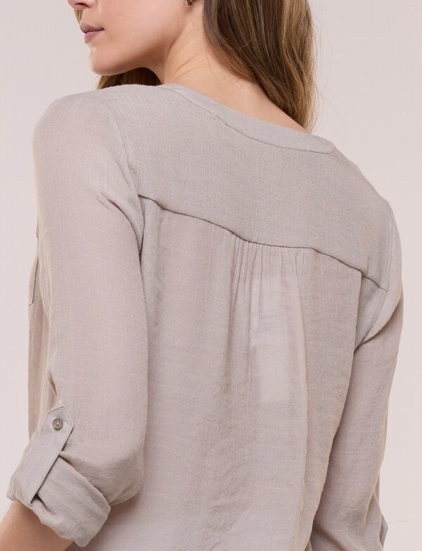 Blusa Nudo BEIGE OSCURO