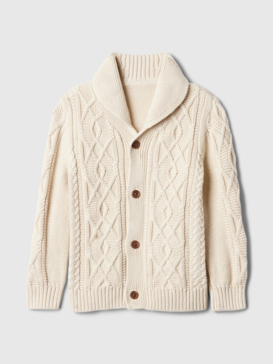 Buzo Cardigan Toddler Boy - Chino 