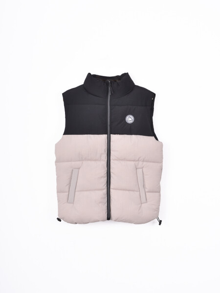 CHALECO BRUNO BEIGE OSCURO
